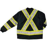 Ripstop 4-in-1 Safety Jacket, Polyester, Black, X-Small Equipex