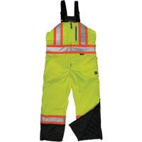 Salopette de s&eacute;curit&eacute; isolante en tissu ind&eacute;chirable, Polyester, T-petit, Jaune lime haute visibilit&eacute; Equipex