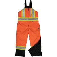 Salopette de s&eacute;curit&eacute; isolante en tissu ind&eacute;chirable, Polyester, T-petit, Orange haute visibilit&eacute; Equipex