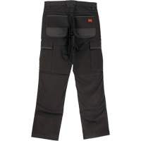 WP100 Work Pants, Cotton/Spandex, Black, Size 0, 30 Inseam Equipex