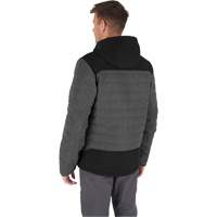Veste chauffante M12 QuietShell avec pile, Hommes, Petit, Gris Equipex