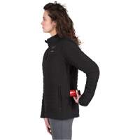 Manteau chauffant M12 Axis avec pile, Femmes, Grand, Noir Equipex