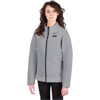 Manteau chauffant M12 Axis avec pile, Femmes, Petit, Gris Equipex