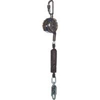 V-TEC 36CS Personal Fall Limiter-Cable, 10', Galvanized Steel, Swivel Equipex