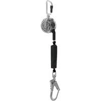 C&acirc;ble de limiteur de chute personnel 36CLS V-TEC, 10', Acier galvanis&eacute;, Pivotant Equipex