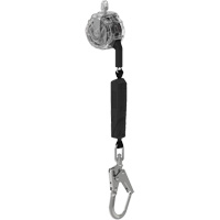 C&acirc;ble de limiteur de chute personnel 36CLS V-TEC, 10', Acier galvanis&eacute;, Pivotant Equipex