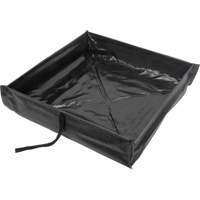 Collapsible Roll-Up Spill Berm, 34 US gal. Capacity, 3' W x 3' L x 6" H Equipex