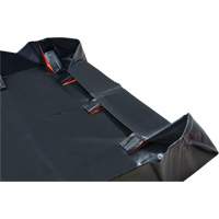 IBX Wall Pop-Up Berm, 268 US gal. Capacity, 6' W x 6' L x 12" H, Snap-Up Bracket Equipex