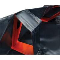 IBX Wall Pop-Up Berm, 268 US gal. Capacity, 6' W x 6' L x 12" H, Snap-Up Bracket Equipex