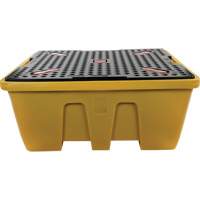 IBC Spill Pallet, 333 US gal. Spill Capacity, 66" x 66" x 27.5" Equipex