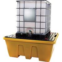 Palette de d&eacute;versements IBC, Capacit&eacute; de d&eacute;versement 333 gal. US, 66" x 66" x 27,5" Equipex