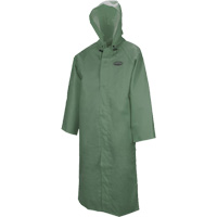 851 Hurricane Long Coat with Detachable Hood, Small, Green Equipex