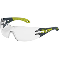 MX200 Rimless Wraparound Safety Glasses, Clear Lens, Anti-Fog/Anti-Scratch, ANSI Z87+/Meets/Exceeds CSA Z94.3 Equipex