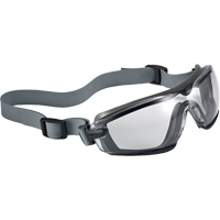 Cobra TPR Compact Safety Goggles, Clear Lens, Anti-Fog/Anti-Scratch, Closed Vent Equipex