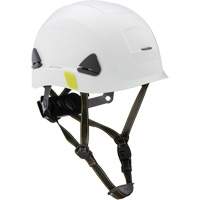Fibre Metal Climbing Style Safety Helmet, Meets CSA Type 2, Ratchet Suspension, Non-Vented Equipex