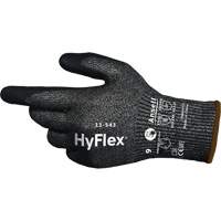 Gants r&eacute;sistants &agrave; la coupe HYFLEX 11-543, Taille 6, Calibre 13, Rev&ecirc;tement Nitrile, Enveloppe en Nylon/Acier inoxydable/PEHP/Spandex, ASTM ANSI niveau A7/EN 388 niveau F Equipex