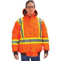 Parka d'hiver imperm&eacute;able 7-en-1, Orange haute visibilit&eacute;, 3T-Grand Equipex