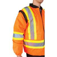Parka d'hiver imperm&eacute;able 7-en-1, Orange haute visibilit&eacute;, 3T-Grand Equipex