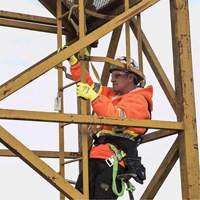 SA-54022-4 Longe &agrave; amortisseur de choc, 4', Point d'ancrage &agrave; Crochet d&eacute;chafaudage, Crochet mousqueton aux jambes, Polyester Equipex