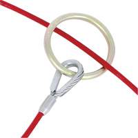 AS-21110-4 Ancrage de c&acirc;ble 4' avec extr&eacute;mit&eacute;s &agrave; joint torique, Chaîne, Usage Permanent Equipex