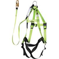 FBH-10000A6440-4 4' Class A Harness & Lanyard with 350 lbs. Capacity, Harness/Lanyard Combo Equipex