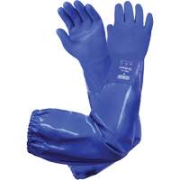 Integra 77-395 Triple-Dipped Chemical-Resistant Gloves, Size 8, 28" L, PVC, Cotton Inner Lining Equipex