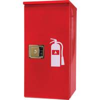 Heavy-Duty Outdoor Fire Extinguisher Cabinet, 14" W x 28" H x 10" D Equipex