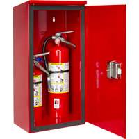 Heavy-Duty Outdoor Fire Extinguisher Cabinet, 14" W x 28" H x 10" D Equipex