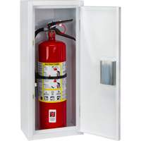 Indoor Fire Extinguisher Cabinet, 10" W x 24" H x 7" D Equipex