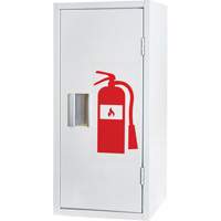 Indoor Fire Extinguisher Cabinet, 12" W x 26" H x 9" D Equipex
