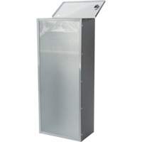 Light-Duty Fire Extinguisher Cabinet, 10" W x 24" H x 6" D Equipex