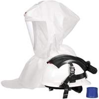 Versaflo S-Series Painter's Hood Assembly S-767 with Inner Shroud & Hardhat, Standard, Hard Top, Single Shroud Equipex