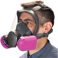 Filtre combin&eacute; semi-rectangulaire pour respirateurs, Vapeurs organiques/P100 Equipex