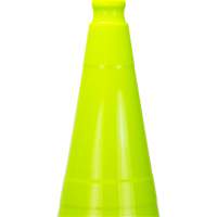 C&ocirc;ne de signalisation de premi&egrave;re qualit&eacute;, 28", Vert lime Equipex