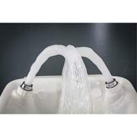 Douche oculaire/faciale, Installation Montage mural, Bol Plastique Equipex