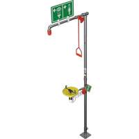 Douche combin&eacute;e avec cuvette ouverte en ABS et entr&eacute;e sup&eacute;rieure, Socle Equipex