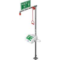 Douche combin&eacute;e avec cuvette ferm&eacute;e en ABS et entr&eacute;e inf&eacute;rieure, Socle Equipex