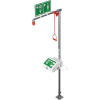 Douche combin&eacute;e avec cuvette ferm&eacute;e en ABS et entr&eacute;e inf&eacute;rieure, Socle Equipex