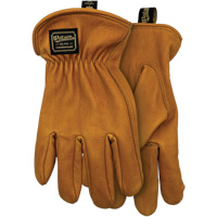 Gants r&eacute;sistants &agrave; la coupe The Duke 597CR, Taille Moyen, Enveloppe en Cuir de vache/Para-aramide/Polyester/Acier inoxydable, ASTM ANSI niveau A5 Equipex