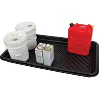 Plateau pour les d&eacute;versements, 24" lo x 48" la x 4,5" h, Cap. de d&eacute;versement 24 gal. US Equipex