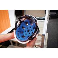 BOLT Safety Helmet Cooling Liner, Blue Equipex
