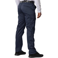 Big Flex Cargo Pants, Poly-Cotton/Spandex, Navy Blue, Size 46, 30 Inseam Equipex