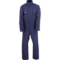 Westex UltraSoft&reg; Welder's Coverall - Regular, Size Small, Navy Blue Equipex