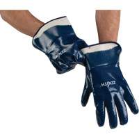 Gants &agrave; poignet de s&eacute;curit&eacute; de poids lourd, 11/2T-Grand, R&ecirc;vetement Nitrile, Enveloppe en Coton Equipex