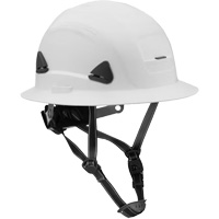 Fibre Metal Climbing Style Helmet with Full Brim, Meets CSA Type 2, Ratchet Suspension, Non-Vented Equipex