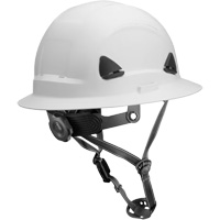 Fibre Metal Climbing Style Helmet with Full Brim, Meets CSA Type 2, Ratchet Suspension, Non-Vented Equipex