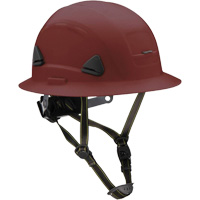 Casque Fibre Metal de style escalade avec bordure compl&egrave;te, R&eacute;pond aux normes CSA type 2, Suspension Rochet, Non ventil&eacute; Equipex