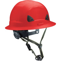 Casque Fibre Metal de style escalade avec bordure compl&egrave;te, R&eacute;pond aux normes CSA type 2, Suspension Rochet, Non ventil&eacute; Equipex