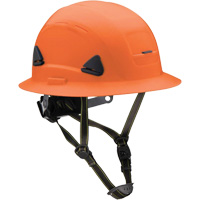 Casque Fibre Metal de style escalade avec bordure compl&egrave;te, R&eacute;pond aux normes CSA type 2, Suspension Rochet, Non ventil&eacute; Equipex