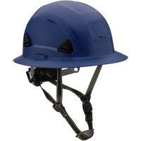 Casque Fibre Metal de style escalade avec bordure compl&egrave;te, R&eacute;pond aux normes CSA type 2, Suspension Rochet, Non ventil&eacute; Equipex